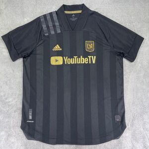 Adidas Jersey Men XL Black LAFC 2021 Primary Authentic Aeroready Soccer Shirt